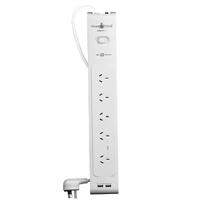 PowerShield PSZ5U2 ZapGuard 5 Way Surge Board, Spikes of Up to 1,494 Joules / 40,000 Amps, 430mm x 35mm x 66mm