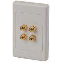 	Gold Screw Terminals on Large Wallplate 