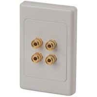 	
Gold Screw Terminals on Large Wallplate 