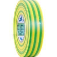 Nitto PT21GRN/YEL Green Yellow 20MT PVC Electrical Tape For Electrical insulation Machine Work