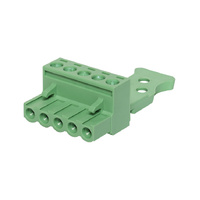 Dinkle 2ESDL-05P 5 Way 5.08mm Pluggable Terminal Plug with Strain Relief