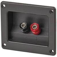 Speaker Box Terminals with Banana Sockets