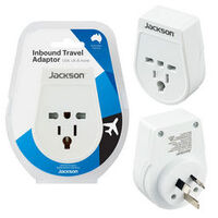 Jackson 2400w 10A Max Inbound Lightweight Smart Travel Adaptor