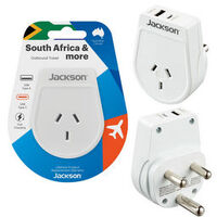 Jackson Outbound USB Charging Lightweight Smart Travel Adaptor-South Africa