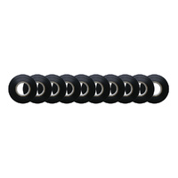 Carroll Black Insulation Tape, 10 Pack
