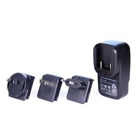 Laser Travel Charger USB AU EU USA 4 Port Black  100-240V input