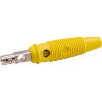4Mm Hirschmann Banana Plug Plastic - Yellow