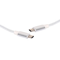 Type-C Male to Type C Male USB 3.1 Cable 1m White PW1996C
