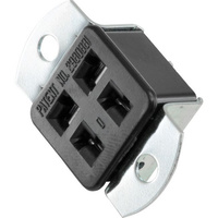 PW4604 4 Pin Chassis Mount Socket 
