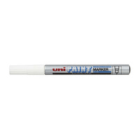 uni Paint Mark XFine Slvr Bx12