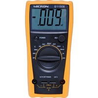 Micron Digital LC Meter Supplied with Silicon Rubber Test Leads Rubber Holster