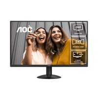AOC 27' IPS Q27B30E: 2560×1440 @ 75Hz, 4ms GtG, 300 nits brightness, sRGB 118%, HDMI 1.4 & DP 1.4, tilt stand, 100mm VESA, 20W power use