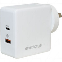 Enecharger QC3-AC2-PD30W-A+C 100-240VAC 48W Dual USB Fast Charger/USB-C & USB-A