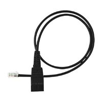 Yealink QD-RJ9-CORD,  QD to RJ Cord for YHS36/YHS34/YHS34 Lite, Quick Disconnect (QD) to RJ9 converter for Yealink YHS34, YHS34 Lite, and YHS36