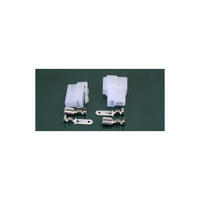 2 Way Plug & Socket Set Plastic Spade Pin
