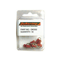 RT1.25-3 / 10PK Ring Terminals Quickcrimp