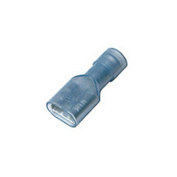 10PK Clear Insulated Connector F1QC2-6.4 Quickcrimp
