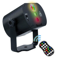 Sansai USB Power 2 Mode Auto & Sound Disco Laser Party Light with Remote