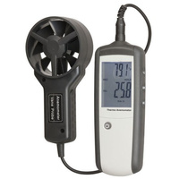 Protech Handheld Anemometer Separate Probe Sensor Wind Speed & Temperature