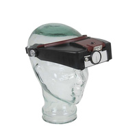 LED Headband Magnifier including lapidary Jewellery Model-making Electronics