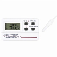 Digital Thermometer for Fridge Freezer Display Size 26W x 13H mm AAA Shape