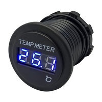 Blue LED Display Thermometer with 3mtr External Sensor 3.0 Digit IP66 Rated