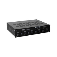 240W School PA Amplifier With Chime, Bell, Alert& Evac Tone