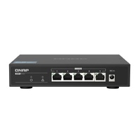 QNAP QSW-1105-5T 5 Port Gigabit Switch, Supports up to 2.5Gbe Connectivity, Plug and play