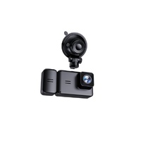 QV3876 1080p 3 Channel Dash Camera with 720p Interior and Rear Camera & G-Sensor