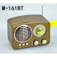 Portable Classic Wood 5W AM FM Radio Brown with SW Band TF Card Volume Control