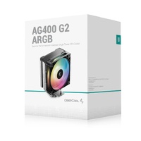 DeepCool AG400 ARGB G2 Superior Performance 4 Heatpipe Single Tower CPU Cooler
