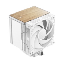 DeepCool AK500 G2 WH Wood Grain Top Cover CPU Cooler, 5 Heat Pipes, 4-pin PWM, Intel LGA1851/1700/1200/115x, AMD AM5/AM4