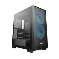 DeepCool CG580 Mesh 2F ATX PC Case Dual Chamber 2 Fans USB 3.0 USB C Audio