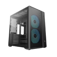DeepCool CG590 MESH 2F Mid Tower ATX Case, 2 Pre-installed Fan, USB3.0 x2,Gen2 Type-C x1,HD Audio x1
