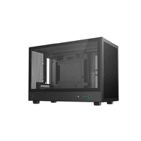 DeepCool CH260 M-ATX Case, Extremely Portable Size，Abundant Airflow Ventilation，Mesh and Glass panels，Up to 360mm Liquid Cooling