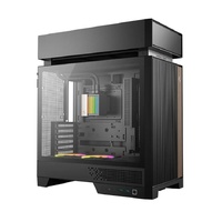 DeepCool CL6600 Innovative Compartmentalised ATX Case, Pre-installed 360mm Liquid Cooler, Up To 388mm GPUs, BTF, 7 Expansion Slots