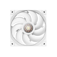DeepCool FL12 White 120mm Unique ARGB Fans, Low Noise, 4-pin PWM, Fluid Dynamic Bearing, Addressable RGB LED