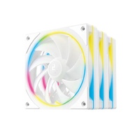 DeepCool FL12 SE WH 3 Pack 120mm Performance ARGB Fans , Hydro Bearing 120×120×25 mm(L×W×H)