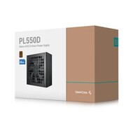 DeepCool PL550D 550W 80+ Bronze Certified Non-Modular ATX Power Supply(Direct Cable), 120mm Fan, DC to DC, ATX12V V3.0, 100,000 MTBF, 85% Efficiency