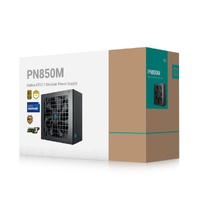 DeepCool PN850M Gamer Storm 850W 80+ Gold Certified Fully Modular ATX Power Supply, 120mm Fan, Japanese Capacitors, DCtoDC, ATX12V V3.1, 100,000 MTB