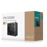 DeepCool PN1200M Gamer Storm 80+ Gold Black Fully Modular Power Supply, 135mm FDB Fan, Japanese Bulk Capacitor, ATX3.1, 12V-2x6 PCIe 5.1 Cable