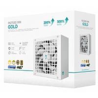 DeepCool PQ750G WH 750W Gamer Storm 80+ Gold/Cybenetics Fully Modular ATX Power Supply 120mm Fan, Japanese Capacitors, DC to DC, ATX12V V3.1