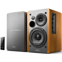 Edifier 2.0 Coaxial Connection Wireless Remote Bluetooth Studio Speakers Brown