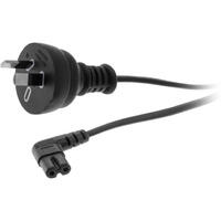 DOSS R720AC 240VAC Mains Figure 8 IEC-C7 Right Angle Power leads 2m Black 