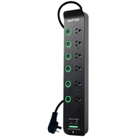 Jackson RAP6S45 Raptor 6 Way Powerboard with USB C PD 45W and QC 36W Charging