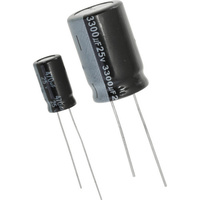 100MF 16V RB Radial Capacitor 105Degree Rating