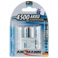 ANSMANN 1.2V 4500mAh Consumer Rechargeable NiMH Battery 5035352-BP2 Baby-HR14