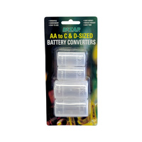 AA To C & D Battery Converters Rezap
