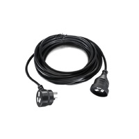 8Ware AU Power Cable Extension  3-Pin Male to Female 2m 3-Pin AU Piggy Back Black