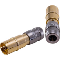 Gold Compression Pal Female Connector Suits 6Mm Od Coax